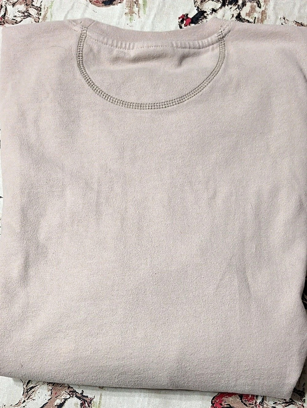 Columbia Hart Mountain II Crew Crewneck Sweatshirt Beige Small - Picture 2 of 6